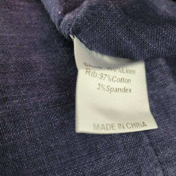 Shades of Grey by Micah Cohen blue linen shirt - Picture 4 of 6